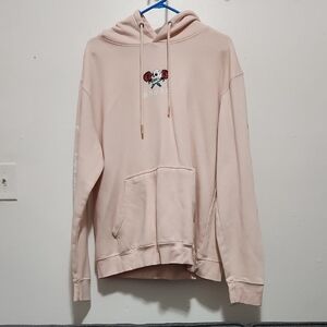 Eighty Eight Pink Hoodie with Skull Design